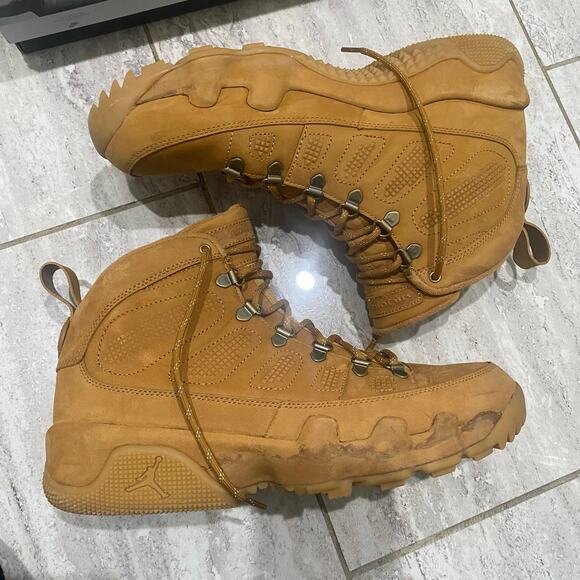 Air Jordan 9 Retro Boot NRG Wheat 2018 Men\'s Size 10 Sneakers w/ Box main image 4